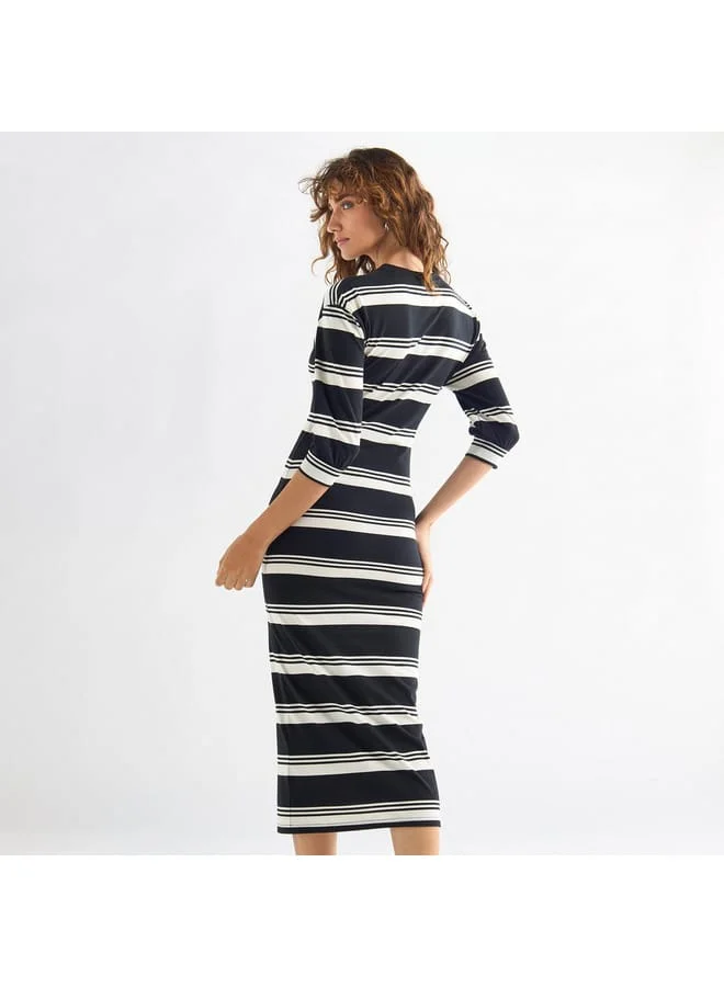 Splash FAV Striped Knit Dress