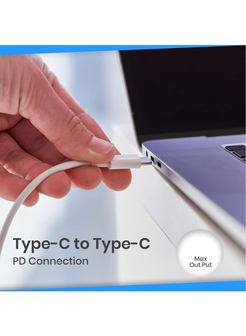 BORTONY 96W Type C Macbook Pro-Air Fast Replacement Charger, Power Adapter works with 13, 14, 15, 16 Inch 2016/17/18/19/20 Model Laptops, Tabs & Smartphones, Thunderbolt Charger with USB C Cable, iPhone 15 - Image 2