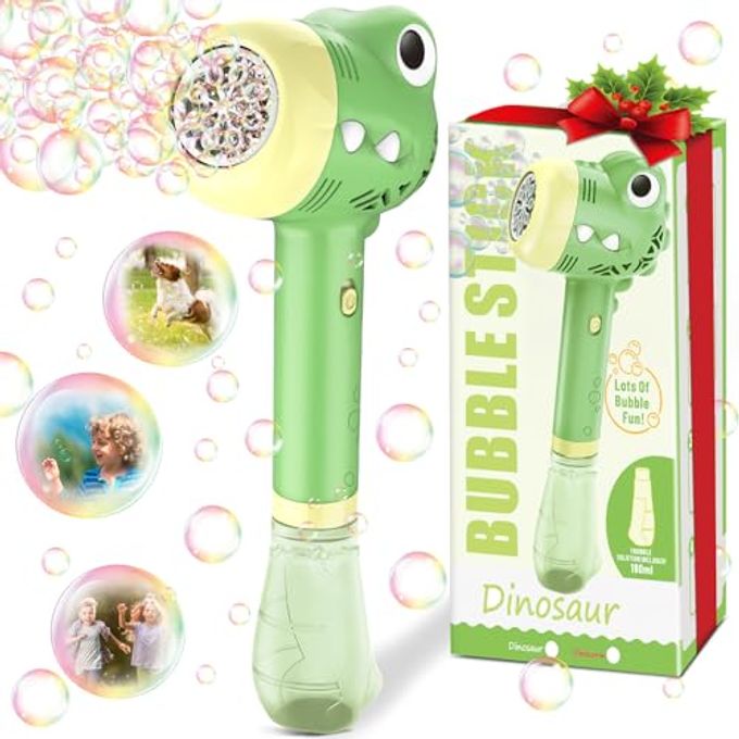 Zerhunt Bubble Machine for Kids | Outdoor Toys for Toddlers Age 3-5 | Perfect as a Gift for Party Favors Birthdays Valentine Halloween and Christmas | Battery Operated Bubble Wand for Easy Outdoor Use - Image 4