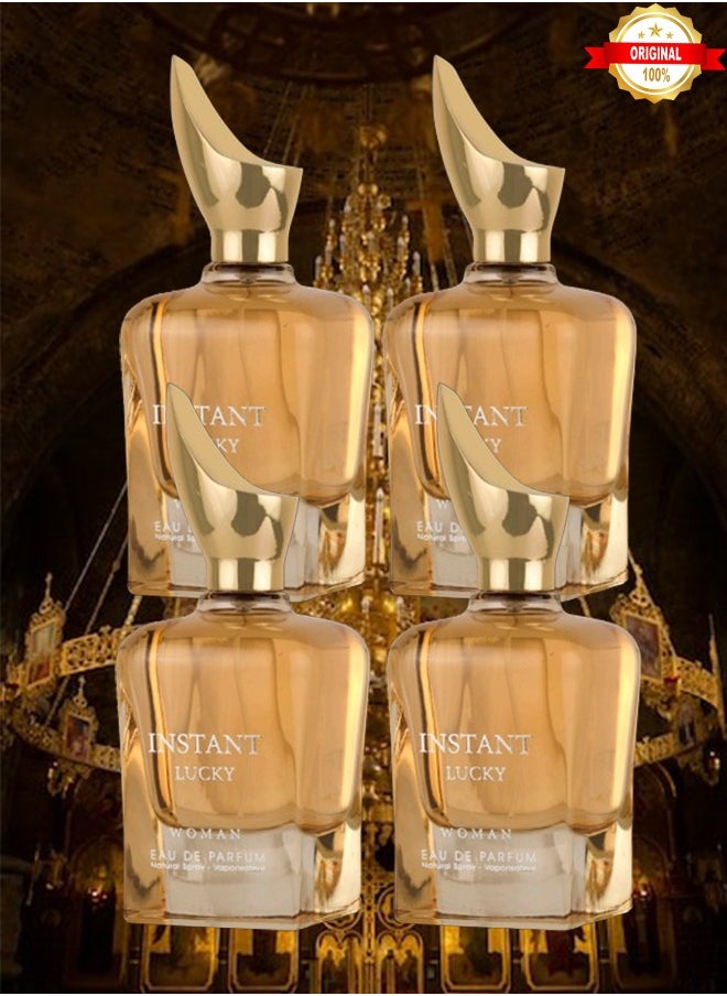 4 Pieces Instant Lucky Woman Perfume 100ml EDP