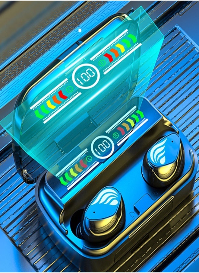 ماركة غير محددة - سماعات أذن لاسلكية M27 TWS مقاومة للماء مع تقنية Bluetooth5.3 وصوت ستيريو - Image 1