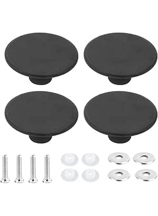 4 Pack Universal Pot Lid Knobs Replacement Handles For Cookware Covers Black - Image 1