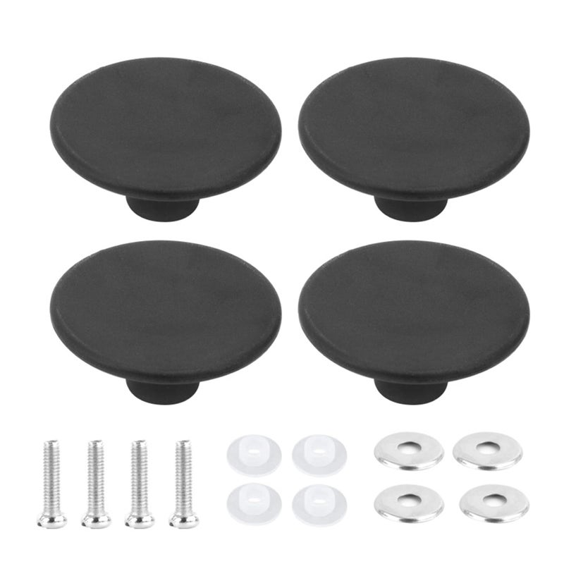 4 Pack Universal Pot Lid Knobs Replacement Handles For Cookware Covers Black - Image 2