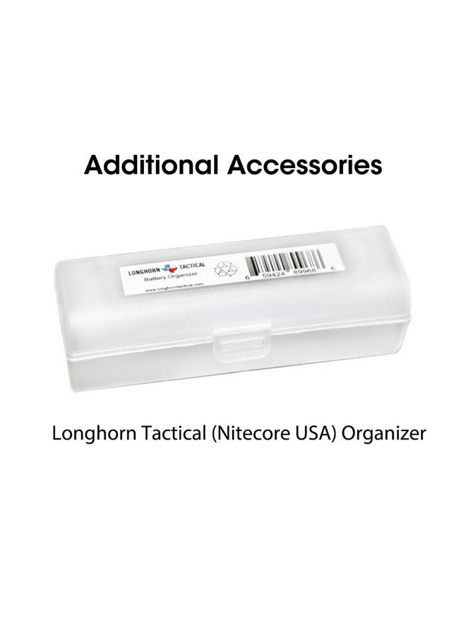 Nitecore P23i Tactical Flashlight, 3000 Lumen USB-C Rechargeable Long Throw Super Bright with Lumentac Organizer - Image 2