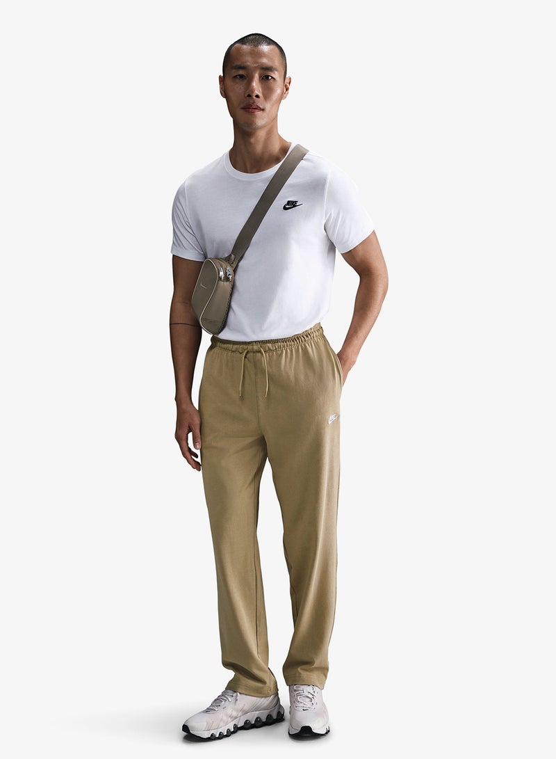 Nike Club Knit Open Hem Sweatpants - Image 1