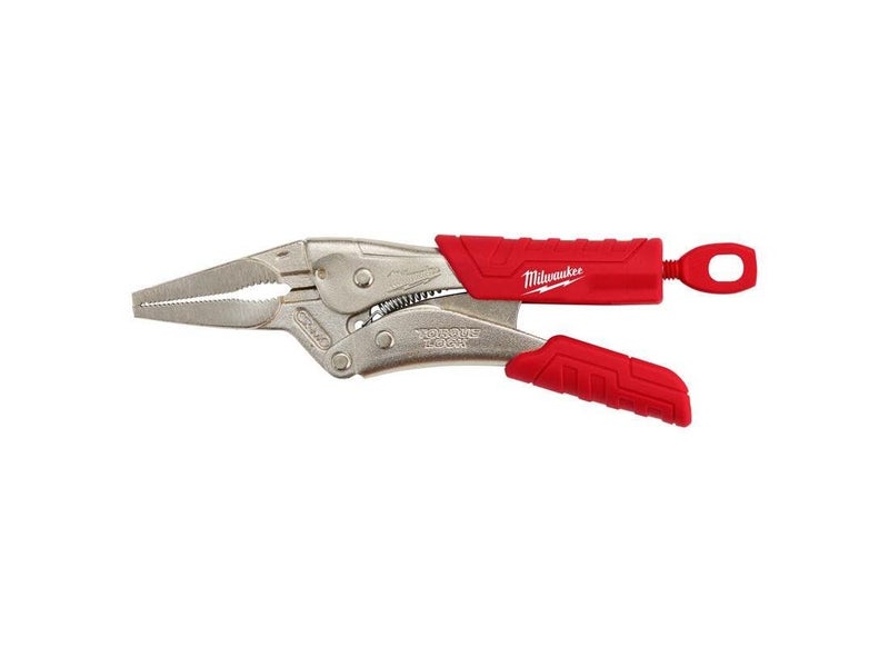 Milwaukee 48-22-3406 Long Nose Locking Pliers with Grip 6-inch - Image 1