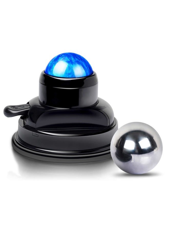 WANDiORY Massage Ball, Mountable Muscle Massage Roller for Pain Relief, Suction Cup Self Back Massager and Trigger Point Massager to Relieve Muscle Knots, Hands-Free - 2 Balls - Image 1