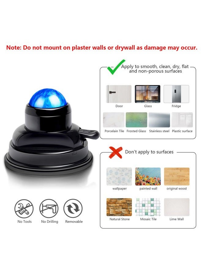 WANDiORY Massage Ball, Mountable Muscle Massage Roller for Pain Relief, Suction Cup Self Back Massager and Trigger Point Massager to Relieve Muscle Knots, Hands-Free - 2 Balls - Image 2