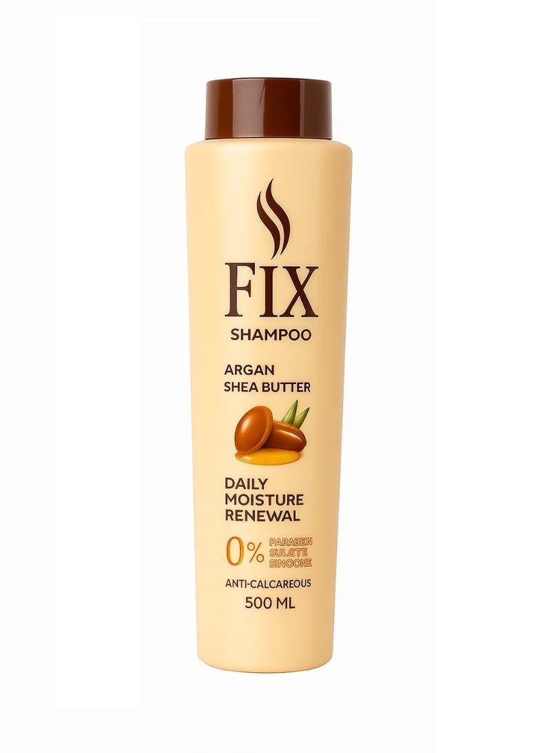 فيكس- شامبو للشعر (زيت الاجارن و زبدة الشيا) 500جم