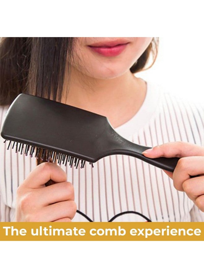 beuni Premium Collection Mini Paddle Hair Brush For Men & Women Black (Pack Of 1) - Image 4