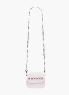 Flora Bella By Shoexpress Girls Butterfly Accent Crossbody Bag With Detachable Chain Strap And Flap Closure Ramadan Collection  - Image 2