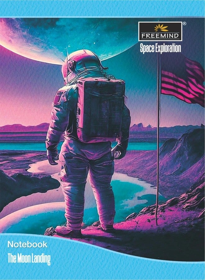 Freemind Space Exploration Notebooks, A4 Single Line, 288 Pages, Pack of 4 - Image 2