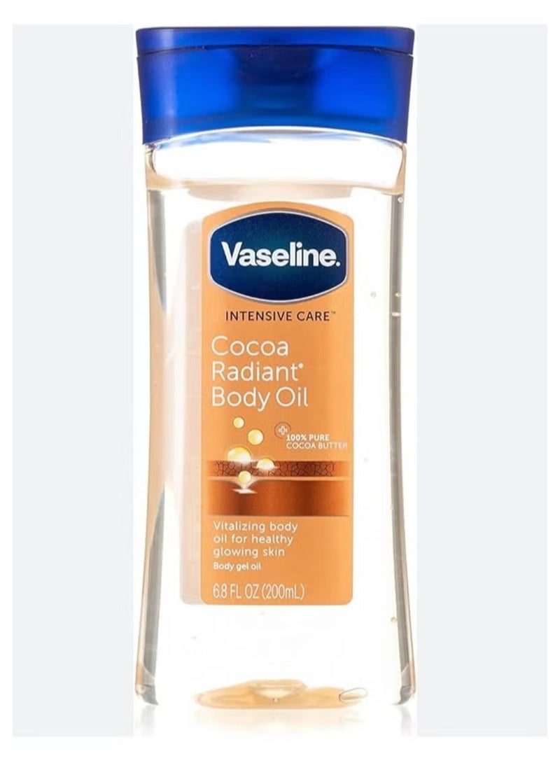 Vaseline Body oil moisturizes and softens the skin with pure cocoa butter 200ml - Image 1