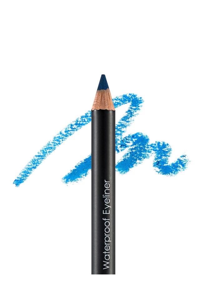 flormar Waterproof Eyeliner – 114 Blue Sky – Waterproof Pencil Eyeliner, Precise Tip, Long-Wear Smooth Application 114-BLUE SKY - Image 2
