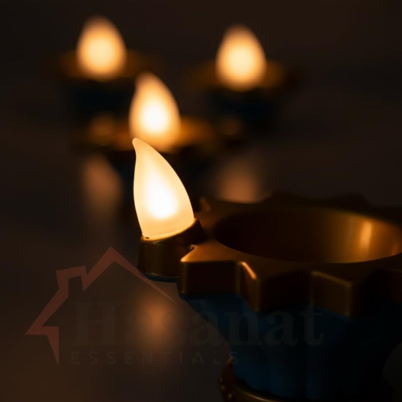 HASANAT ESSENTIALS شمعة مائية عائمة بدون لهب LED من هسنت أساسيات - Image 2