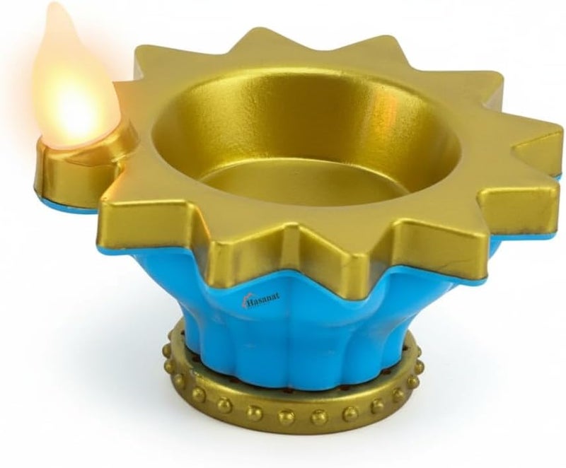 HASANAT ESSENTIALS شمعة مائية عائمة بدون لهب LED من هسنت أساسيات - Image 1