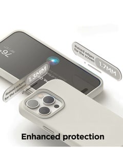 Mida iPhone 14 Pro Silicone Case Cover, full body protection case with a soft silky feel, shockproof cover with microfiber lining  - Image 3