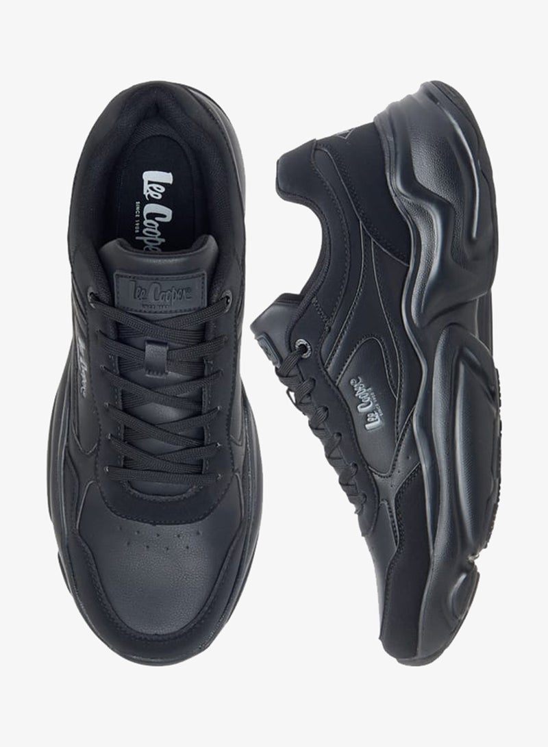 Lee Cooper Men's Panelled Lace-Up Sneakers - Image 3