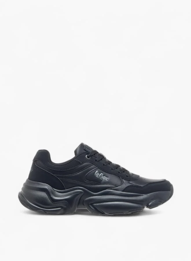 Lee Cooper Men's Panelled Lace-Up Sneakers