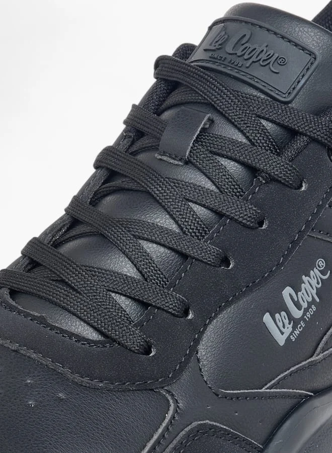 Lee Cooper Men's Panelled Lace-Up Sneakers
