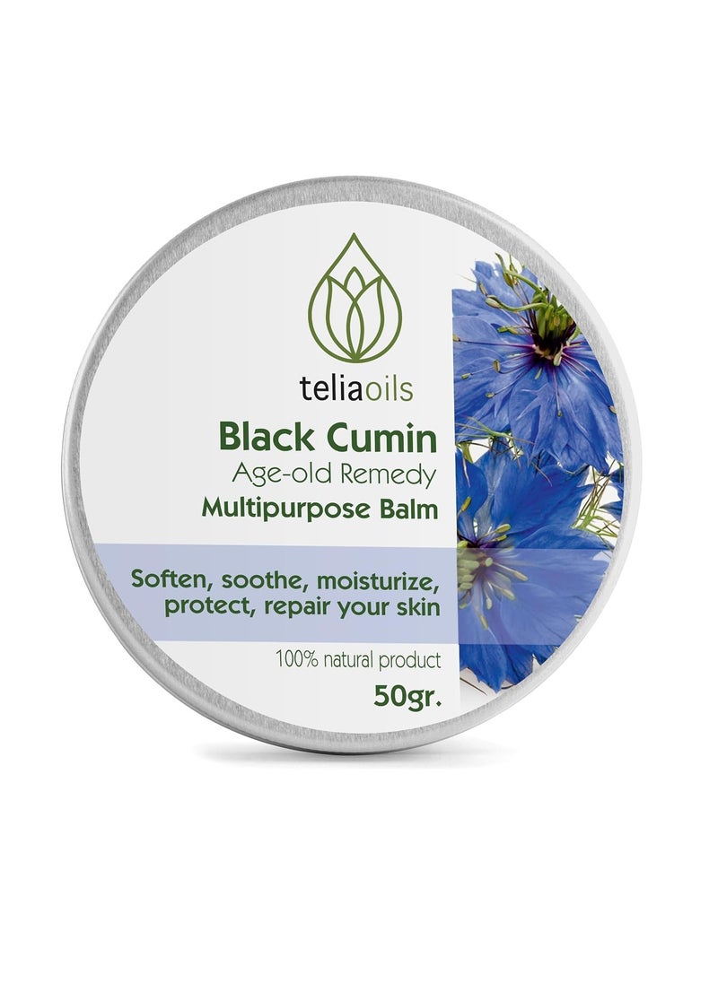 teliaoils Teliaoils Black Cumin multipurpose Balm – Soothes, Moisturize and Repairs- For Many Types Of Skin Problems, With Immediate Results- Natural ingredients, 1.68 oz  - Image 1
