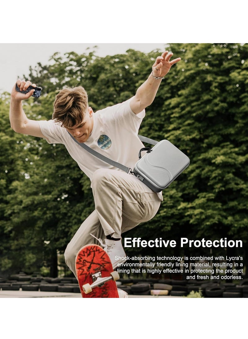 Carry Case for Insta360 X4, Camera Case, Professional Camera Backpack, Portable PU Storage, Protective Bag Travel Case for Insta360 X4 Accessories with Large Capacity - Image 3