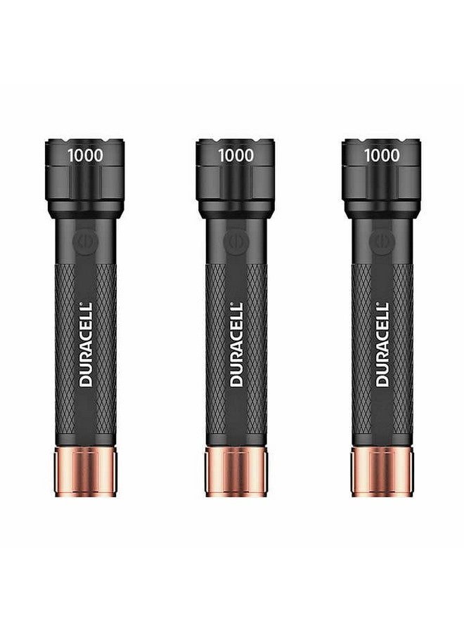 دوراسيل مصباح يدوي Duracell DURABEAM Ultra LED بقوة 1000 لومن - عبوة من 3 قطع - Image 2