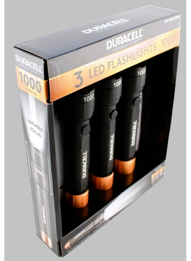 دوراسيل مصباح يدوي Duracell DURABEAM Ultra LED بقوة 1000 لومن - عبوة من 3 قطع - Image 4