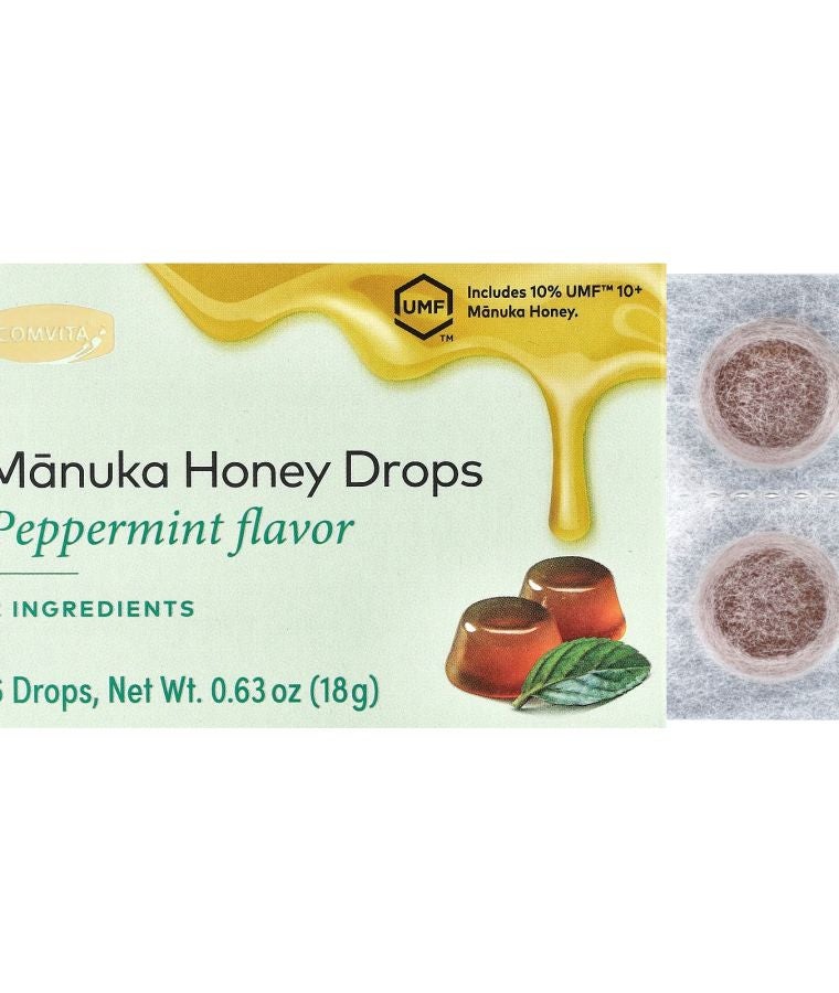 Manuka Honey Drops Peppermint 6 Drops 0.63 oz (18 g)