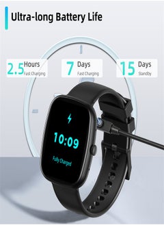 PEJE PEJE Smart Watch for Men - 1.83" Display, Prayer Alerts & Arabic Support, Bluetooth Calls, IP68 Waterproof, SpO2/HR/Sleep Monitor, 123+ Sports Modes, 7-Day Battery, iOS/Android Compatible  (Black)  - Image 5