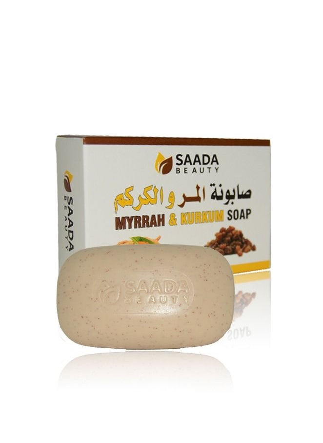 SAADA BEAUTY - MYRRAH & KURKUM SOAP TO FACE 125 G - Image 1