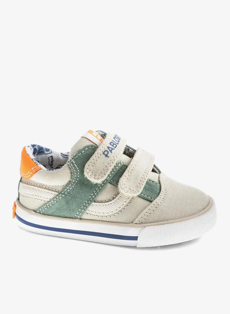 بابلوسكي Canvas Sneakers With Hook & Loop Closure