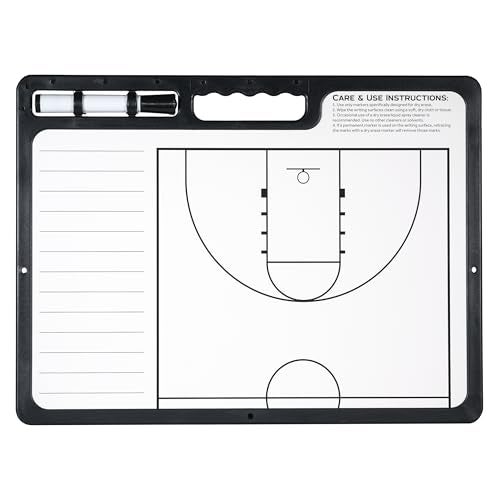 Murray Sporting Goods Whiteboard Premium Basketball Coaches Clipboard | Double-Sided Basketball Whiteboard with Marker - Image 3