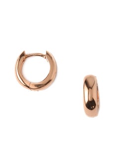 ORELIA LONDON Mini Domed Huggie Hoops  - Image 1