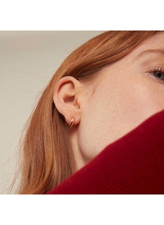 ORELIA LONDON Mini Domed Huggie Hoops  - Image 3