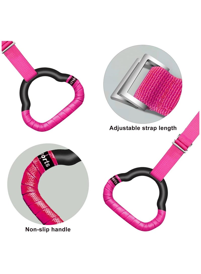 Y&D Gymnastic Rings Set, Childrens Home Fitness Training Equipment, with Adjustable Buckle Heightening Pull Ring, for Physical Used Indoor Horizontal Bar, Children Exercise Up - Image 3