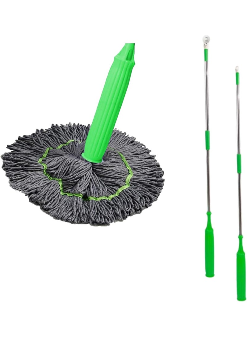 كيتشينو ممسحة مجففة 2 في 1، ممسحة ذاتية العصر لتنظيف الأرضيات، ممسحة ذاتية العصر لتنظيف الأرضيات الخشبية والبلاط للاستخدام التجاري والمنزلي. - Image 2