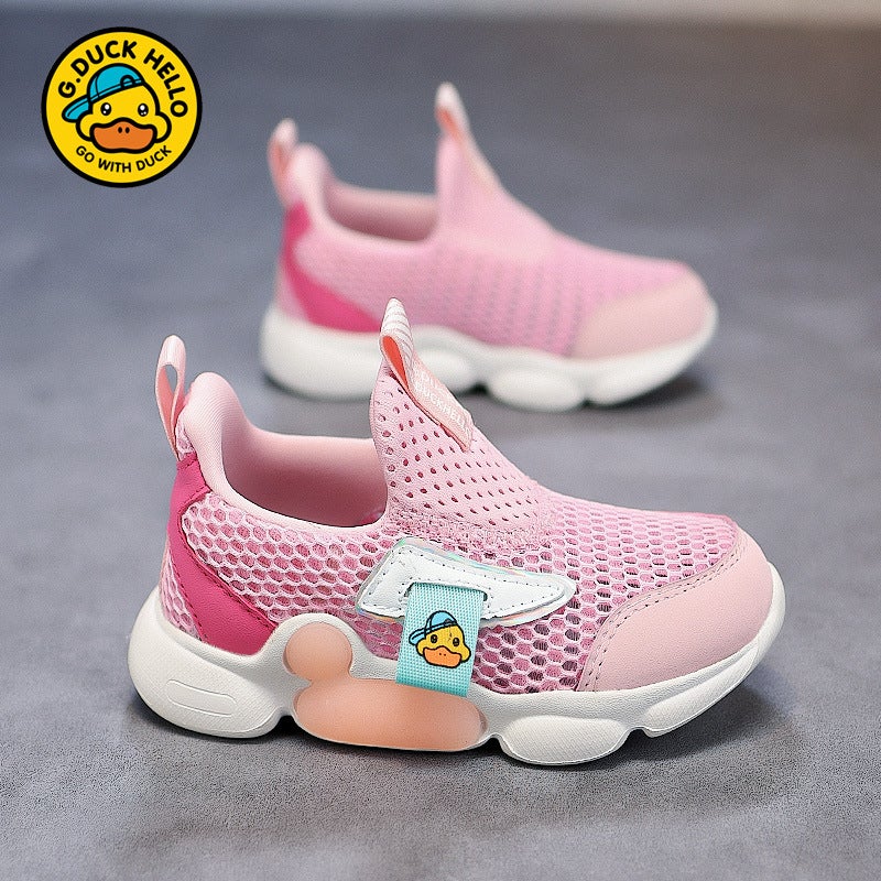 Little Yellow Duck Boys' Shoes Summer Lightweight Slip-On Anti-Slip Sports Shoes Boys Casual Shoes Breathable Children'S Shoes - Image 3
