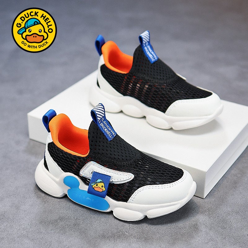 Little Yellow Duck Boys' Shoes Summer Lightweight Slip-On Anti-Slip Sports Shoes Boys Casual Shoes Breathable Children'S Shoes - Image 4