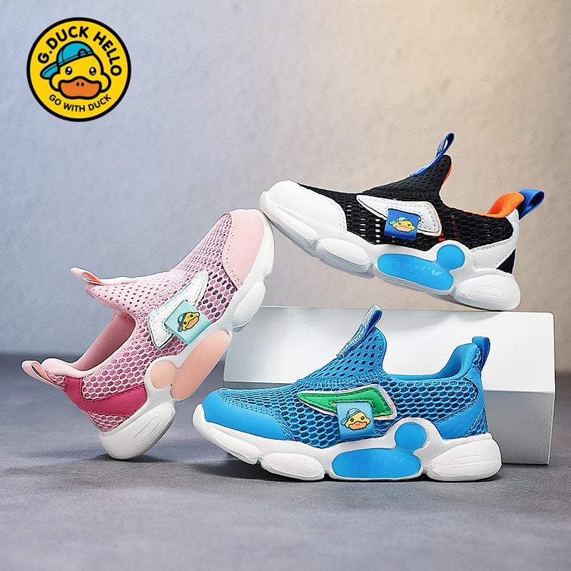 Little Yellow Duck Boys' Shoes Summer Lightweight Slip-On Anti-Slip Sports Shoes Boys Casual Shoes Breathable Children'S Shoes - Image 5
