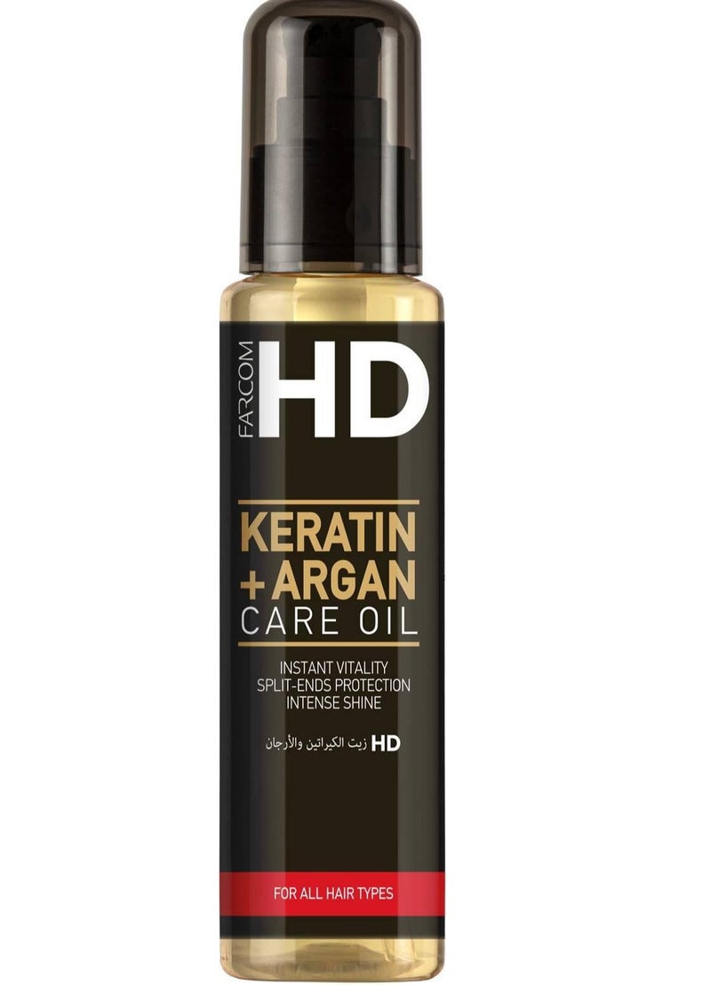 FARCOM Keratin +Argan Care Oil 100ml - Image 1