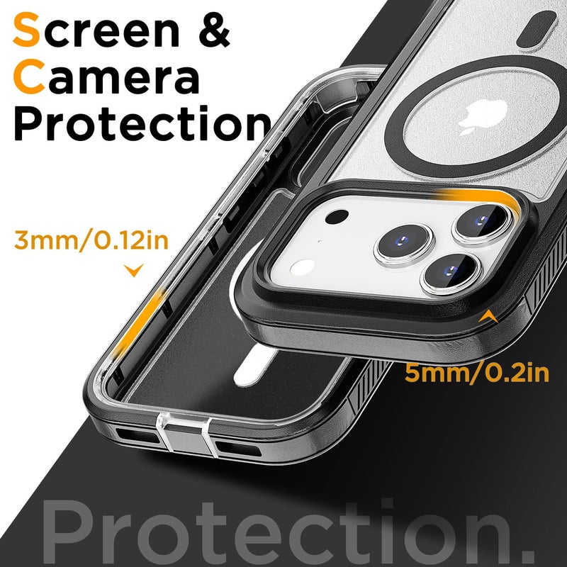 AICase for iPhone 17 Pro Max Case[Compatible with Magsafe],Magnetic Heavy Duty Drop Protection Full Body Rugged Shockproof/Dust Proof Military Protective Tough Durable for iPhone 17 Pro Max 6.9"_2 - Image 5