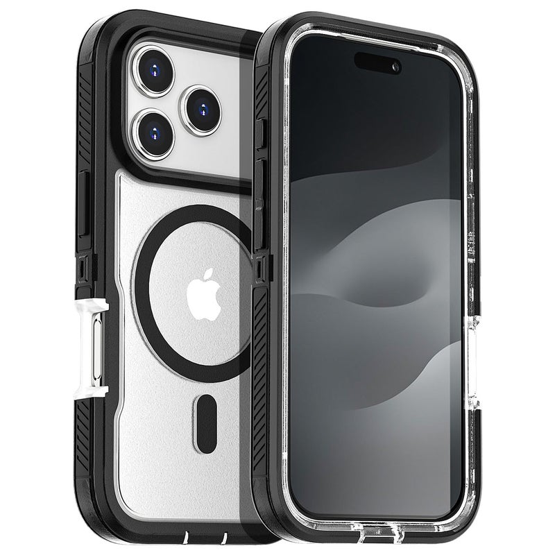 AICase for iPhone 17 Pro Max Case[Compatible with Magsafe],Magnetic Heavy Duty Drop Protection Full Body Rugged Shockproof/Dust Proof Military Protective Tough Durable for iPhone 17 Pro Max 6.9"_2 - Image 1