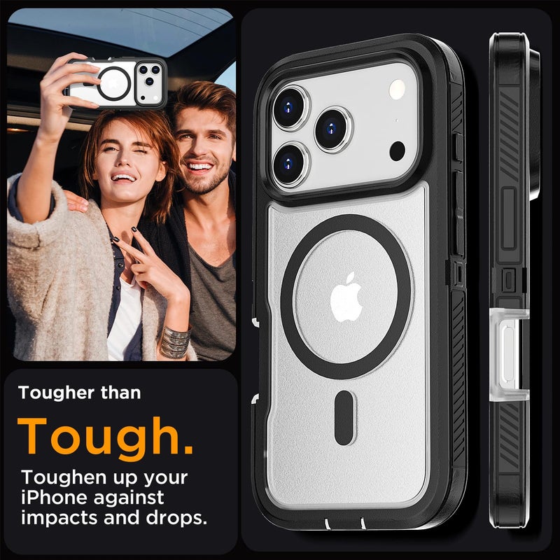 AICase for iPhone 17 Pro Max Case[Compatible with Magsafe],Magnetic Heavy Duty Drop Protection Full Body Rugged Shockproof/Dust Proof Military Protective Tough Durable for iPhone 17 Pro Max 6.9"_2 - Image 4