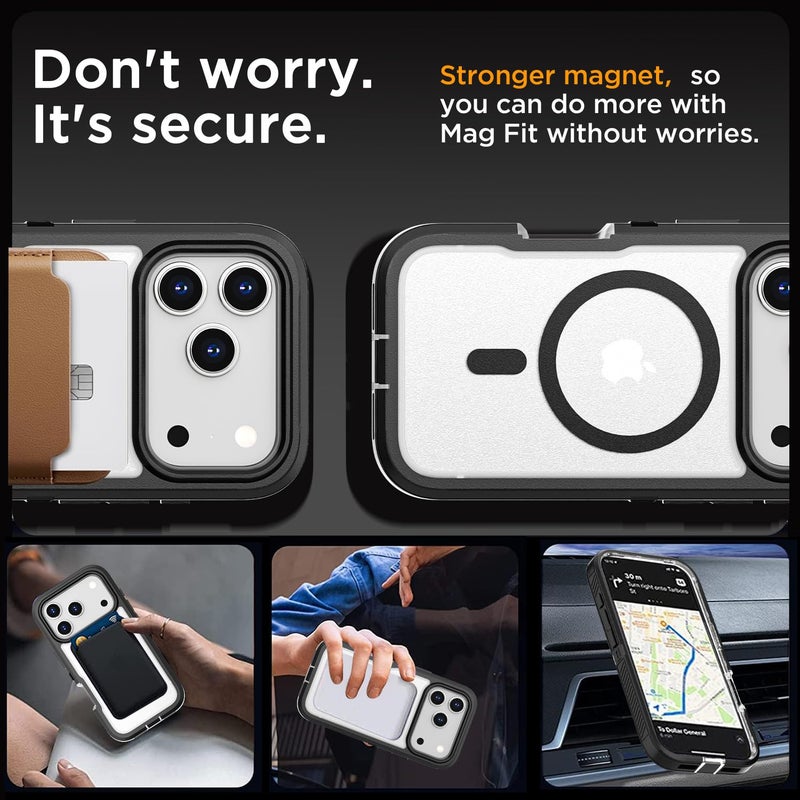 AICase for iPhone 17 Pro Max Case[Compatible with Magsafe],Magnetic Heavy Duty Drop Protection Full Body Rugged Shockproof/Dust Proof Military Protective Tough Durable for iPhone 17 Pro Max 6.9"_2 - Image 2