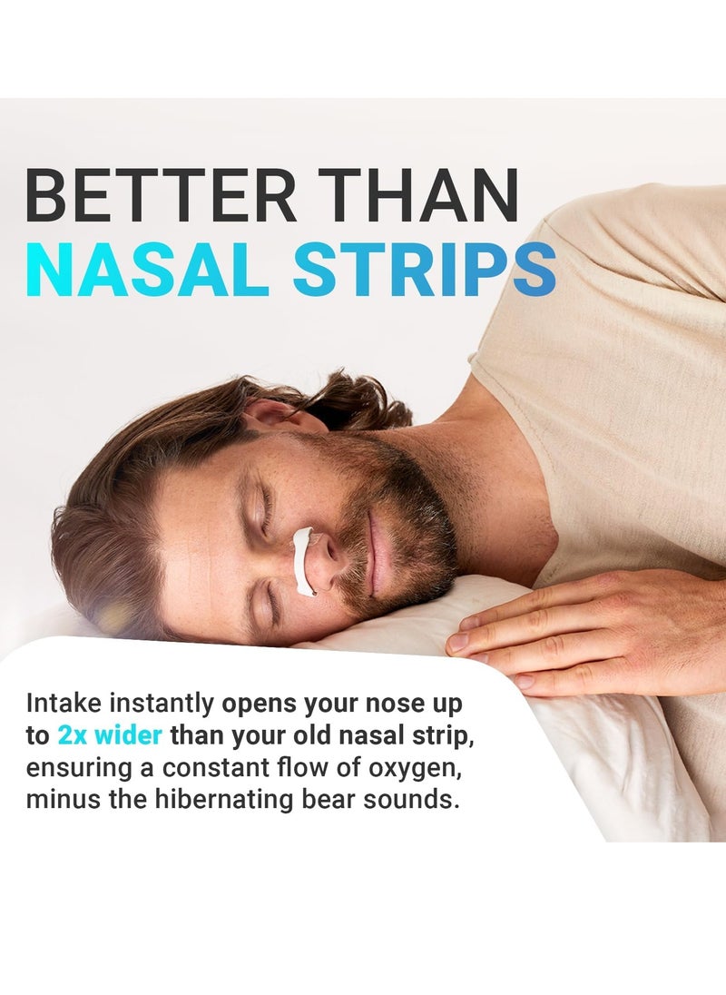 AIKMADIN - Anti-snoring nose patch Comfortable anti-snoring device (30 Count, Black) - Boost Oxygen Intake, Reduce Snoring, Improve Sleep Quality - Sweat Resistant, Skin Safe Nasal Strips - Extra Strength Snoring Solution - Image 1