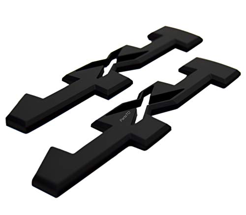 PartsTo 4x4 Decal Emblem Badge for Chevrolet Chevy Colorado Silverado 1500 2500 3500 Tahoe Suburban TrailBlazer Blazer and GMC Canyon Sierra Terrain Acadia Yukon Exterior Performance Trim Decal