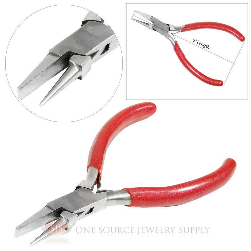 Oscar OSCAR Soft Grip Needle Nose Pliers 55 Inch Precision Tool Ideal for Jewelry Making Bending Wire and Working in Tight Areas  - Image 2