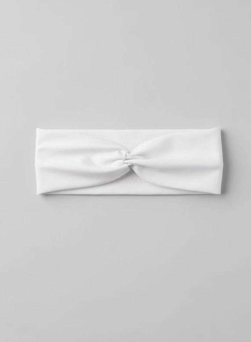 alo ALO Yoga Headband - Elastic - Fitness Outdoor - Sports - Anti-slip - Sticky Headband - White  - Image 2