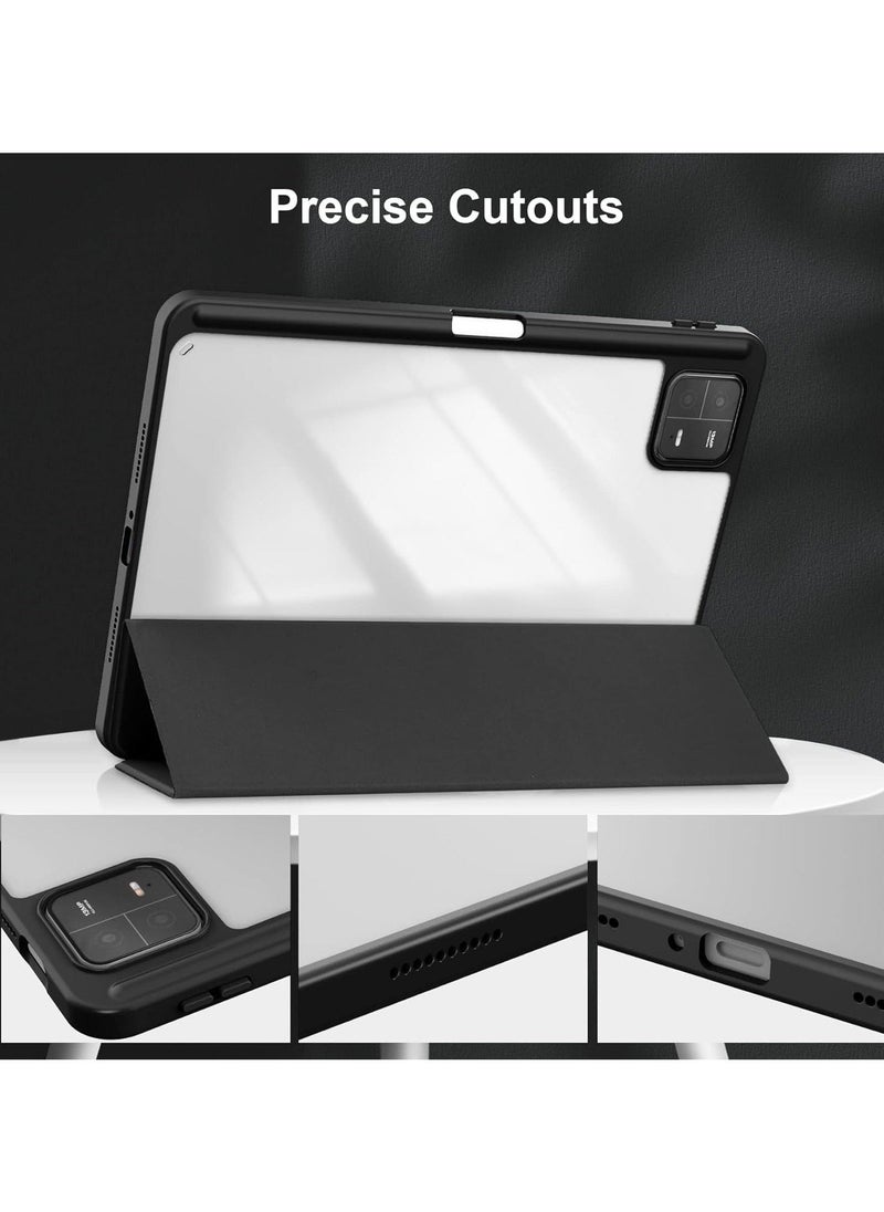 Xiaomi Pad 6 /Pad 6 Pro cover,Hard Shell Smart Cover Protective Slim Case for Xiaomi Mi Pad 6 /Pad 6 Pro Black - Image 3